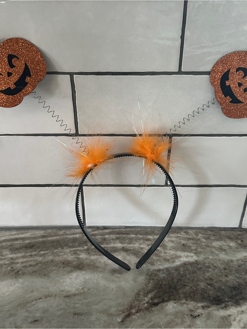 Orange Feather Halloween Headband for Kids
